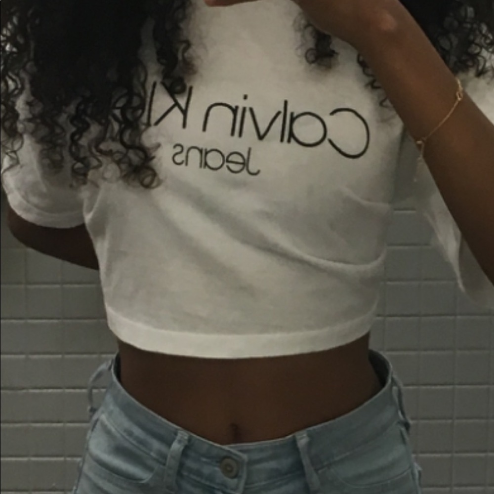 Urban Outfitters x Calvin Klein crop top